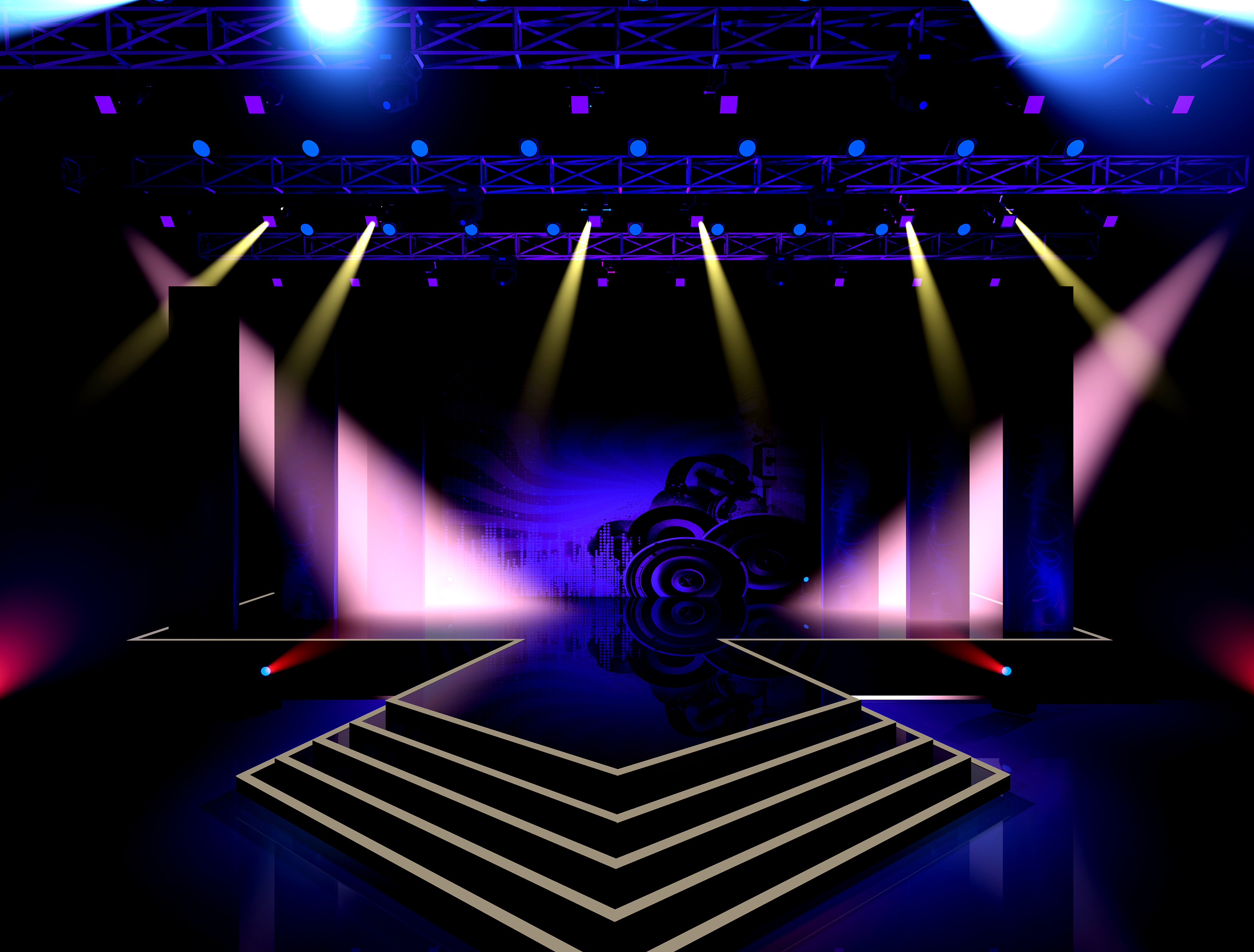 3d舞臺效果圖設計